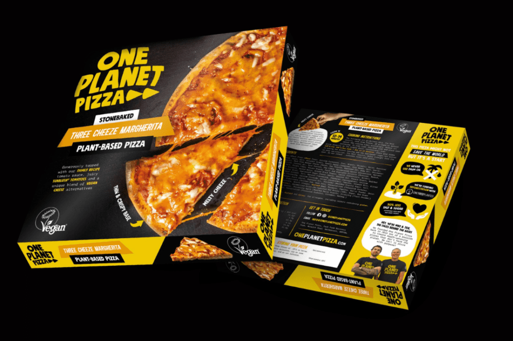 One Planet Pizza example of CreationADM branding 2021. CreationADM is a leading branding marketing agency in Manchester.