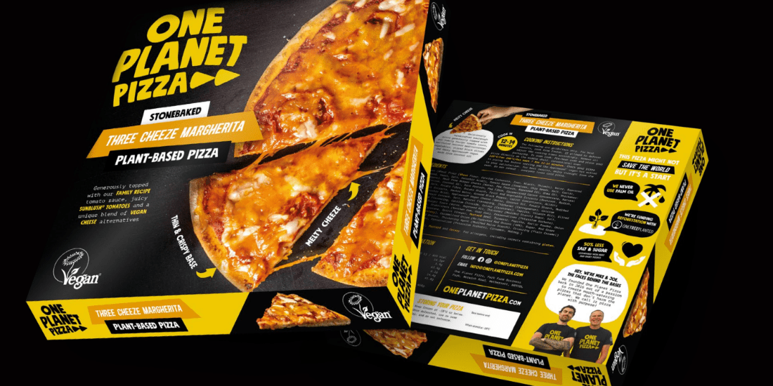 One Planet Pizza example of CreationADM branding 2021. CreationADM is a leading branding marketing agency in Manchester.