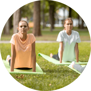 outdoor yoga
